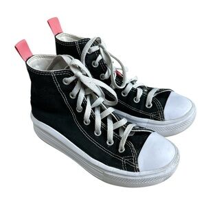 Converse high top platform sneakers